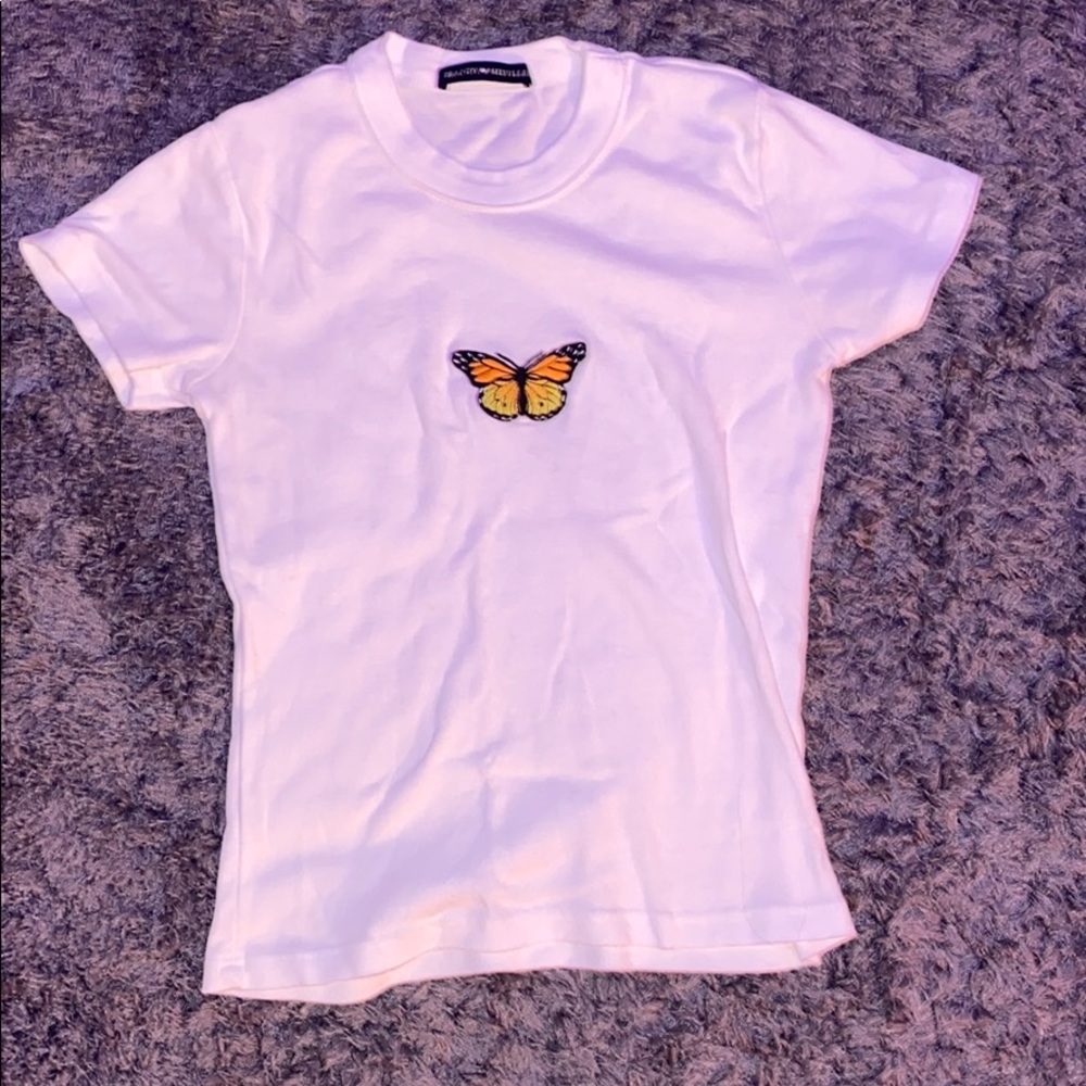 brandy melville butterfly top